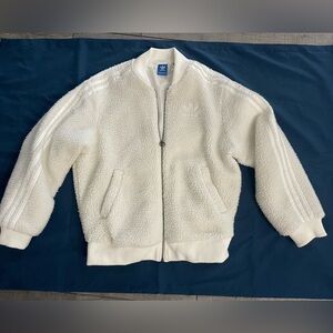 Women’s Adidas Sherpa Zip Jacket size SMALL